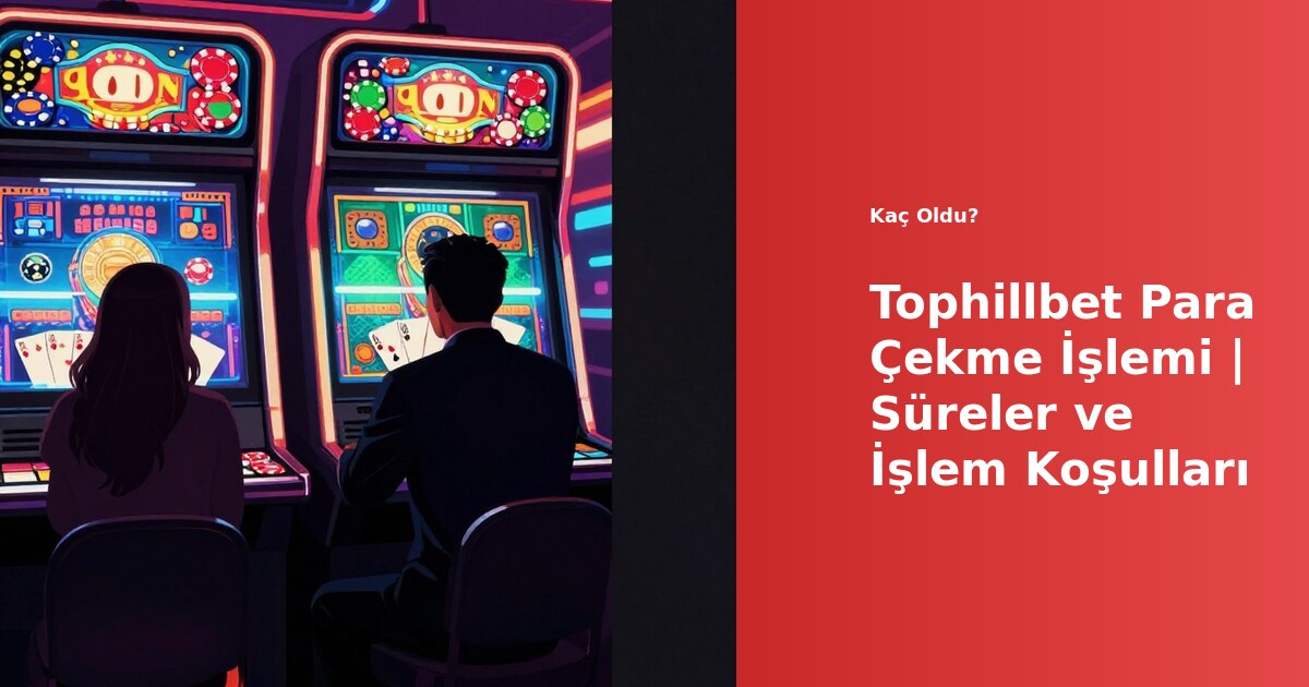 Tophillbet para çekme işlemi ekranı