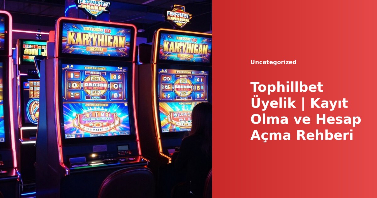Tophillbet üyelik sayfası ve kayıt formu